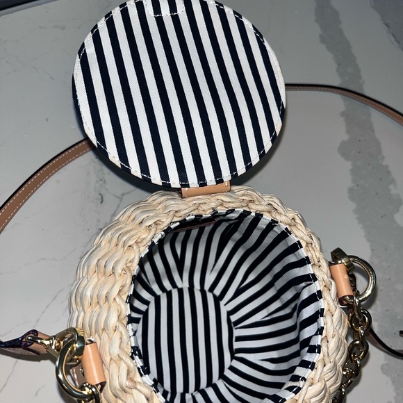 NWOT Sold Out Frances Valentine Basket Bucket Bag Crossbody - Picture 5 of 8